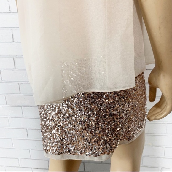 Aidan By Aidan Mattox Sequin One Shoulder Dress - Picture 9 of 16